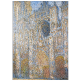 Darstellung des Puzzle Motivs Claude Monet's Rouen Cathedral, the Façade in Sunlight (ca. 1892-1894) - Puzzleteile: 500
