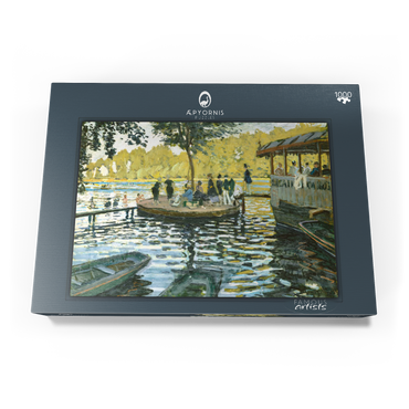 La Grenouillère (1869) by Claude Monet 1000 Puzzle Schachtel Ansicht3