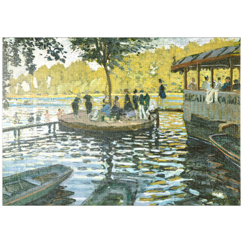 puzzleplate La Grenouillère (1869) by Claude Monet 1000 Puzzle