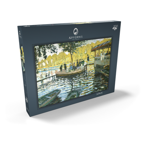 La Grenouillère (1869) by Claude Monet 100 Puzzle Schachtel Ansicht2