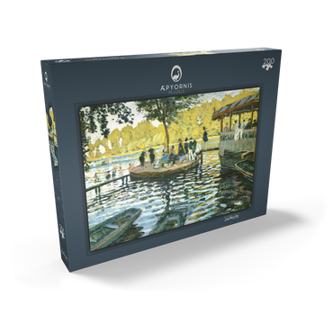 La Grenouillère (1869) by Claude Monet 200 Puzzle Schachtel Ansicht2