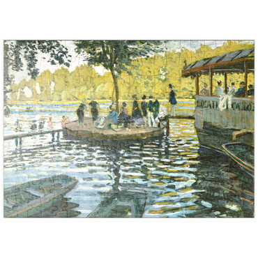 puzzleplate La Grenouillère (1869) by Claude Monet 200 Puzzle