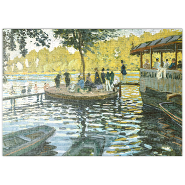 puzzleplate La Grenouillère (1869) by Claude Monet 500 Puzzle
