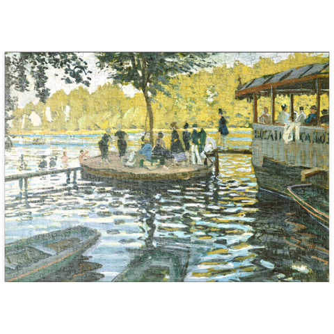 puzzleplate La Grenouillère (1869) by Claude Monet 500 Puzzle