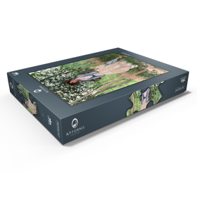 Alternative Darstellung des Puzzle-Motivs The Stroller (1887) by Claude Monet – Puzzleteile: 1000