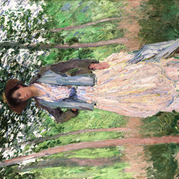 The Stroller (1887) by Claude Monet 1000 Puzzle 3D Modell