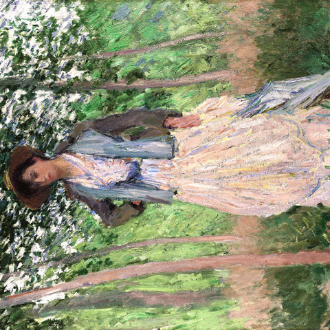 The Stroller (1887) by Claude Monet 200 Puzzle 3D Modell