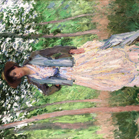 The Stroller (1887) by Claude Monet 500 Puzzle 3D Modell