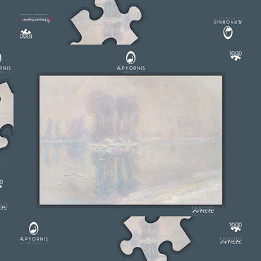 Ice Floes (1893) by Claude Monet 1000 Puzzle Schachtel 3D Modell