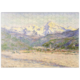 Darstellung des Puzzle-Motivs The Valley of the Nervia (1884) by Claude Monet – Puzzleteile: 200