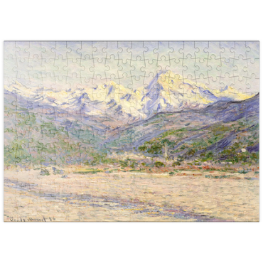 puzzleplate The Valley of the Nervia (1884) by Claude Monet 200 Puzzle