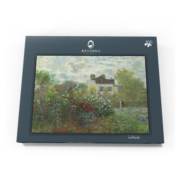 The Artist's Garden in Argenteuil, A Corner of the Garden with Dahlias (1873) by Claude Monet 100 Puzzle Schachtel Ansicht3
