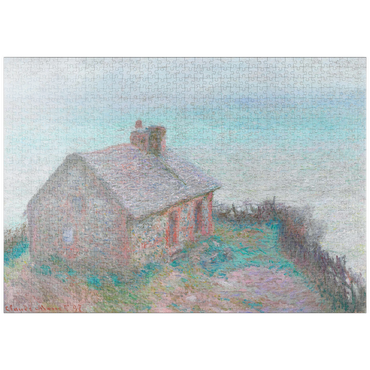 puzzleplate The Customs House at Varengeville (1897) by Claude Monet 1000 Puzzle