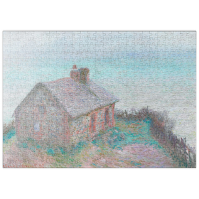 Darstellung des Puzzle Motivs The Customs House at Varengeville (1897) by Claude Monet - Puzzleteile: 500
