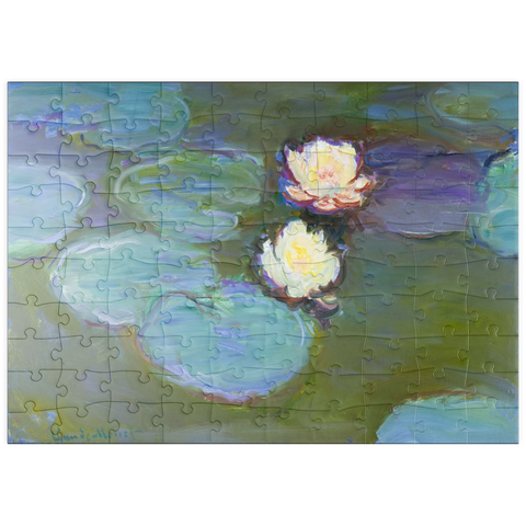 puzzleplate Nympheas (1897–1898) by Claude Monet 100 Puzzle