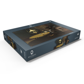 Darstellung des Puzzle Motivs Interior, after Dinner (1868 -1869) by Claude Monet - Puzzleteile: 500