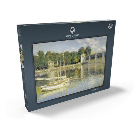 Claude Monet's The Argenteuil Bridge (1874) 100 Puzzle Schachtel Ansicht2