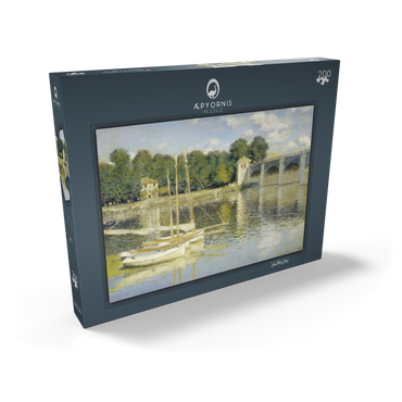 Claude Monet's The Argenteuil Bridge (1874) 200 Puzzle Schachtel Ansicht2