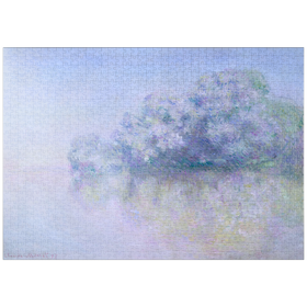 Darstellung des Puzzle-Motivs Île aux Orties near Vernon (1897) by Claude Monet – Puzzleteile: 1000
