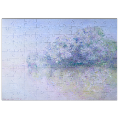 puzzleplate Île aux Orties near Vernon (1897) by Claude Monet 100 Puzzle