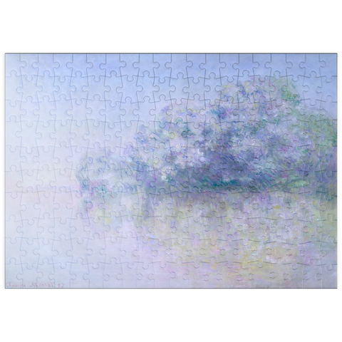 puzzleplate Île aux Orties near Vernon (1897) by Claude Monet 200 Puzzle
