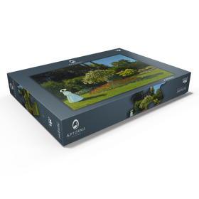 Darstellung des Puzzle Motivs Claude Monet's Lady in the garden (1867) - Puzzleteile: 1000