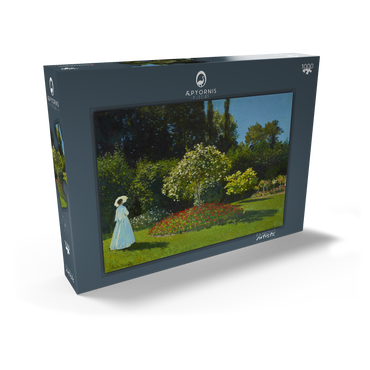 Claude Monet's Lady in the garden (1867) 1000 Puzzle Schachtel Ansicht2