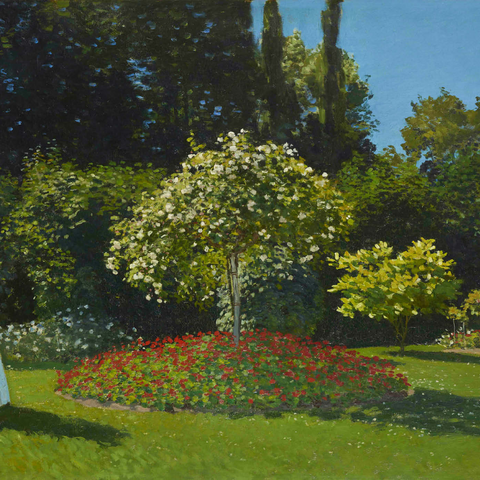 Claude Monet's Lady in the garden (1867) 1000 Puzzle 3D Modell