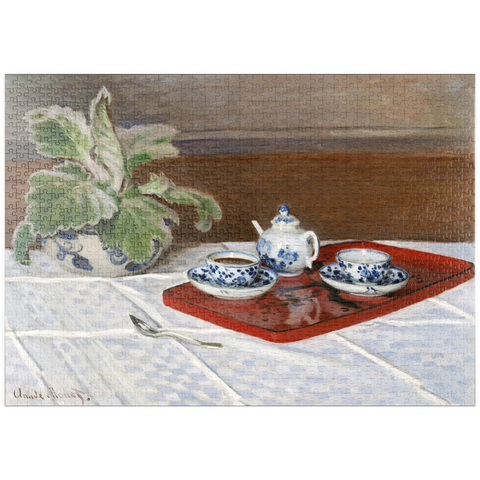 puzzleplate Claude Monet's Still Life, Tea Service (1872) 1000 Puzzle