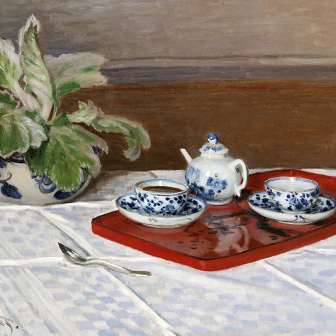 Claude Monet's Still Life, Tea Service (1872) 1000 Puzzle 3D Modell