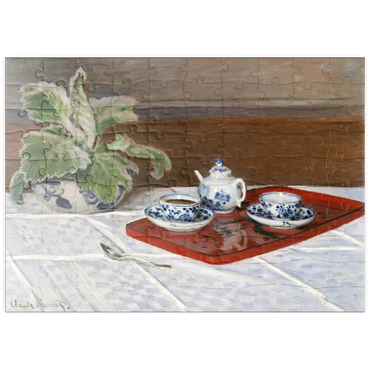 puzzleplate Claude Monet's Still Life, Tea Service (1872) 100 Puzzle