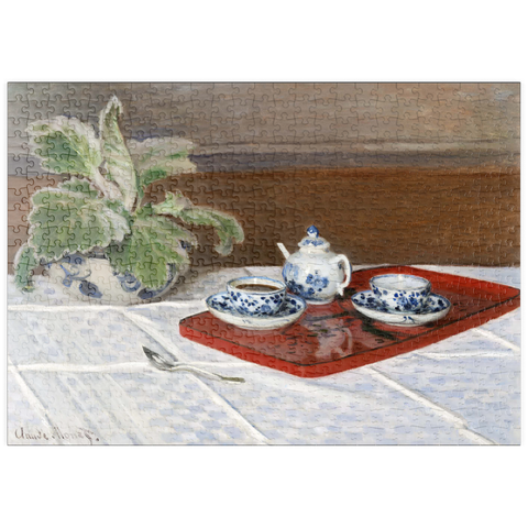 puzzleplate Claude Monet's Still Life, Tea Service (1872) 500 Puzzle