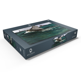 Alternative Darstellung des Puzzle-Motivs The Green Wave (1866-1867) by Claude Monet – Puzzleteile: 1000