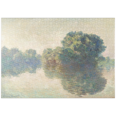 puzzleplate The Seine at Giverny (1897) by Claude Monet 1000 Puzzle