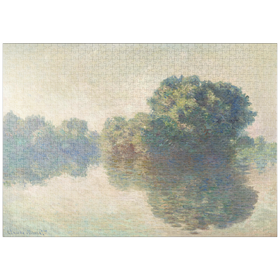 Darstellung des Puzzle Motivs The Seine at Giverny (1897) by Claude Monet - Puzzleteile: 1000