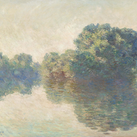 The Seine at Giverny (1897) by Claude Monet 1000 Puzzle 3D Modell