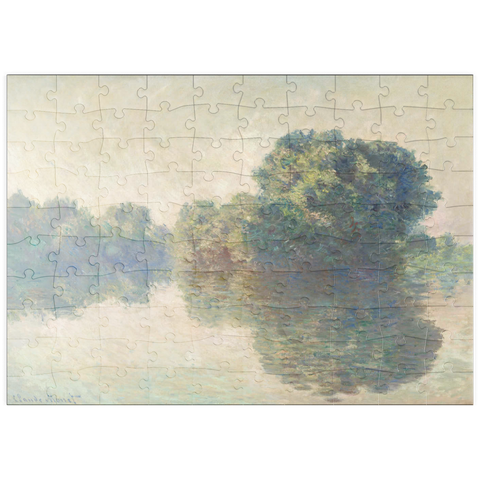 puzzleplate The Seine at Giverny (1897) by Claude Monet 100 Puzzle