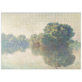 Darstellung des Puzzle-Motivs The Seine at Giverny (1897) by Claude Monet – Puzzleteile: 500