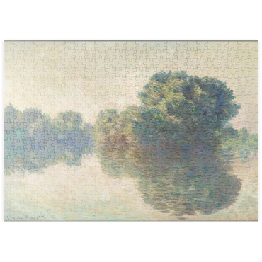 puzzleplate The Seine at Giverny (1897) by Claude Monet 500 Puzzle