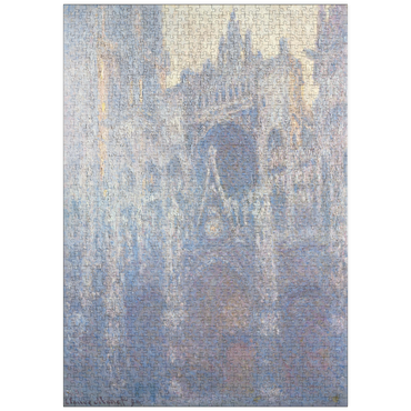 puzzleplate The Portal of Rouen Cathedral in Morning Light (1894) by Claude Monet 1000 Puzzle