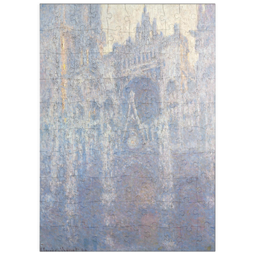 puzzleplate The Portal of Rouen Cathedral in Morning Light (1894) by Claude Monet 100 Puzzle