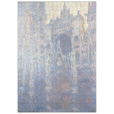 puzzleplate The Portal of Rouen Cathedral in Morning Light (1894) by Claude Monet 500 Puzzle