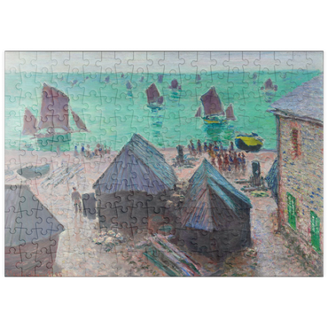 puzzleplate The Departure of the Boats, Étretat (1885) by Claude Monet 200 Puzzle