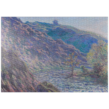 puzzleplate The Petite Creuse River (1889) by Claude Monet 1000 Puzzle