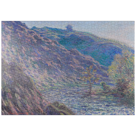 puzzleplate The Petite Creuse River (1889) by Claude Monet 1000 Puzzle