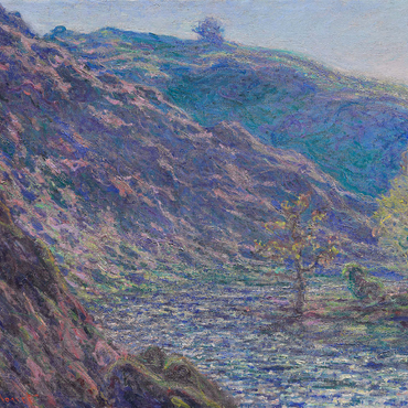 The Petite Creuse River (1889) by Claude Monet 1000 Puzzle 3D Modell