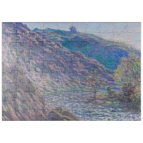 puzzleplate The Petite Creuse River (1889) by Claude Monet 100 Puzzle