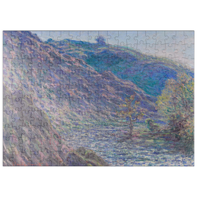 Darstellung des Puzzle-Motivs The Petite Creuse River (1889) by Claude Monet – Puzzleteile: 200