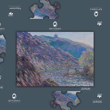 The Petite Creuse River (1889) by Claude Monet 500 Puzzle Schachtel 3D Modell