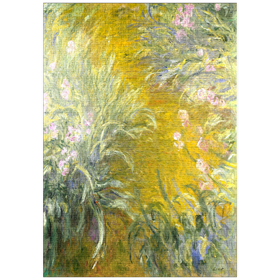 Darstellung des Puzzle-Motivs The Path through the Irises (1914-1917) by Claude Monet – Puzzleteile: 1000